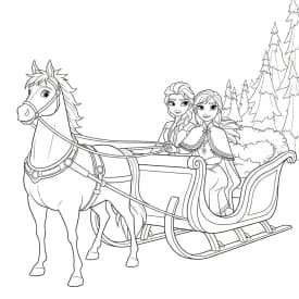 Desenhos da Frozen para Colorir e Imprimir