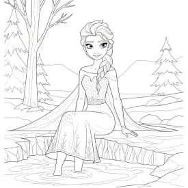 Desenhos da Frozen para Colorir e Imprimir Desenhos da Frozen para Colorir e Imprimir