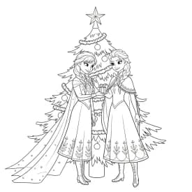 Desenhos da Frozen para Colorir e Imprimir