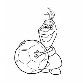 Desenhos da Frozen para Colorir e Imprimir