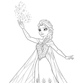 Desenhos da Frozen para Colorir e Imprimir