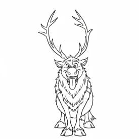 Desenhos da Frozen para Colorir e Imprimir