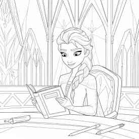 Desenhos da Frozen para Colorir e Imprimir