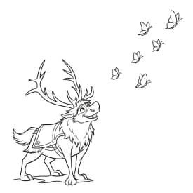 Desenhos da Frozen para Colorir e Imprimir