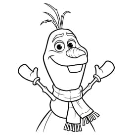 Desenhos da Frozen para Colorir e Imprimir