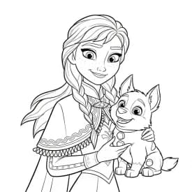 Desenhos da Frozen para Colorir e Imprimir