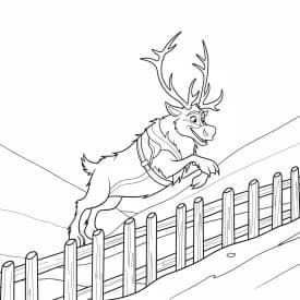 Desenhos da Frozen para Colorir e Imprimir