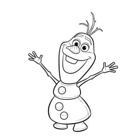 Desenhos da Frozen para Colorir e Imprimir