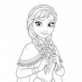 Desenhos da Frozen para Colorir e Imprimir
