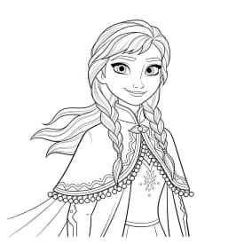 Desenhos da Frozen para Colorir e Imprimir