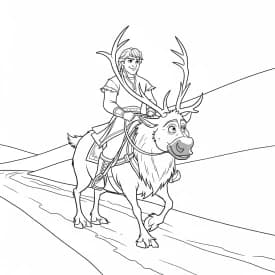 Desenhos da Frozen para Colorir e Imprimir