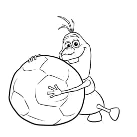 Desenhos da Frozen para Colorir e Imprimir