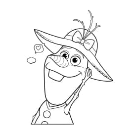 Desenhos da Frozen para Colorir e Imprimir