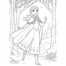Desenhos da Frozen para Colorir e Imprimir