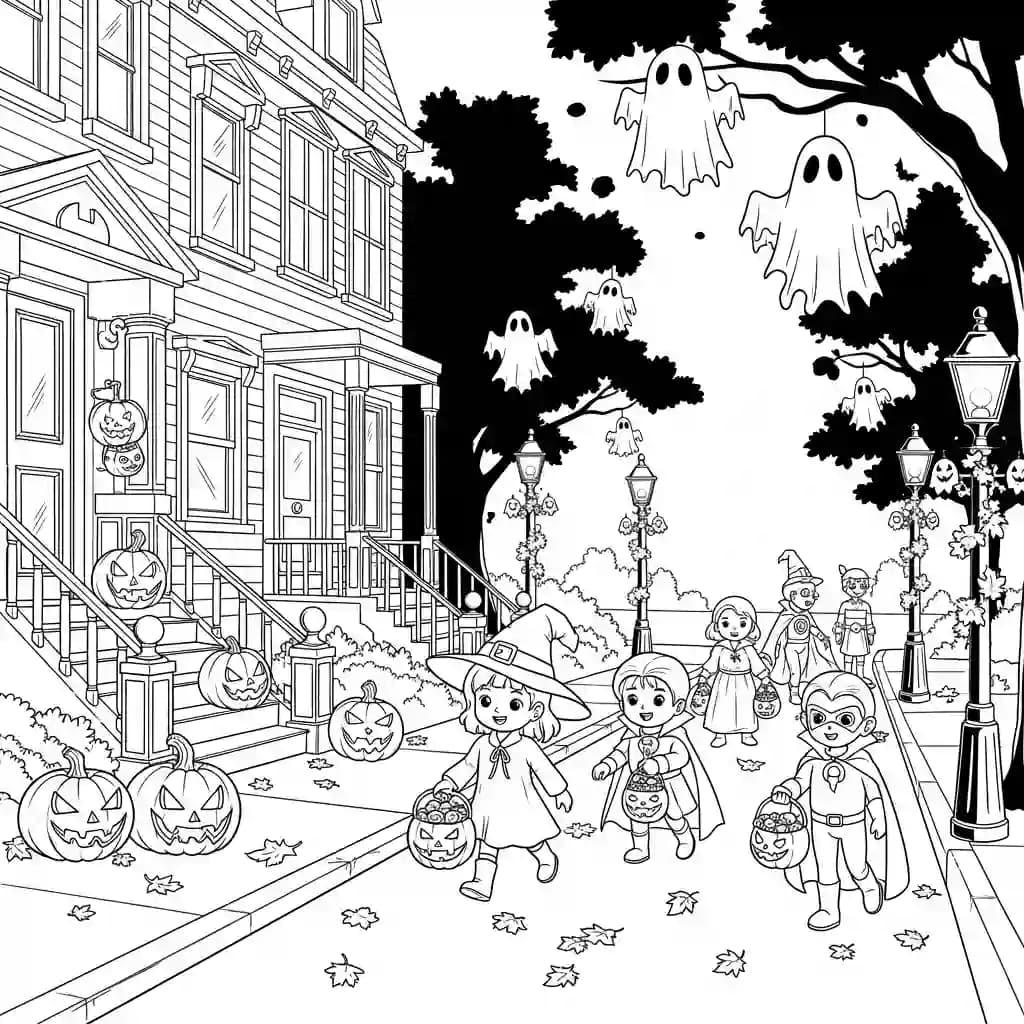 Desenhos de Halloween para Colorir