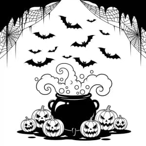 Desenhos de Halloween para Colorir