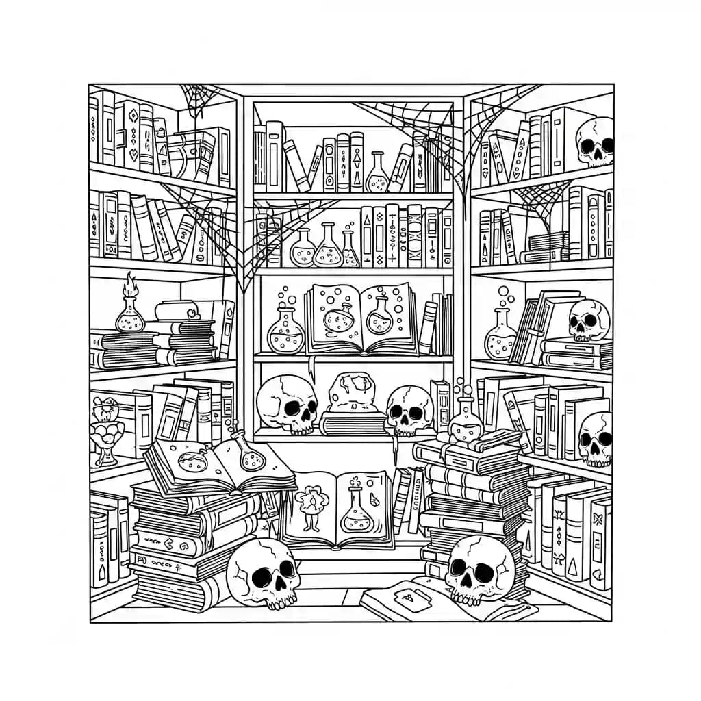 Desenhos de Halloween para Colorir