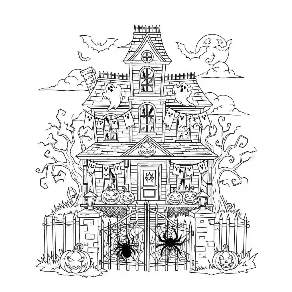 Desenhos de Halloween para Colorir