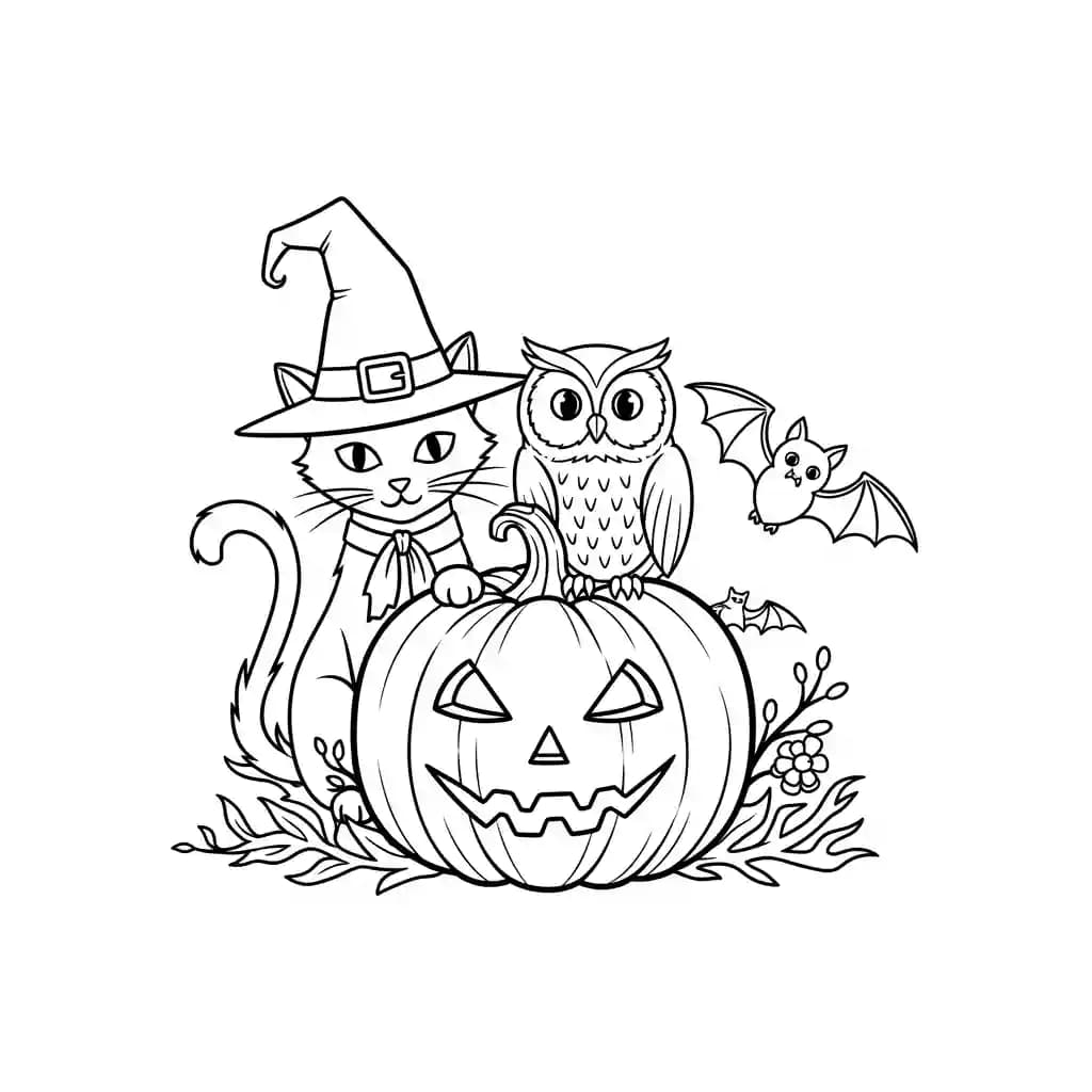 Desenhos de Halloween para Colorir