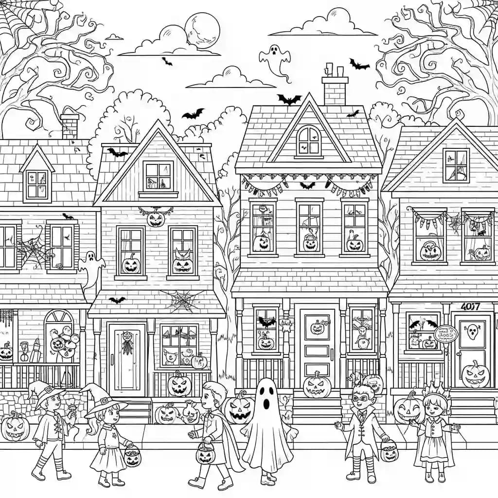 Desenhos de Halloween para Colorir