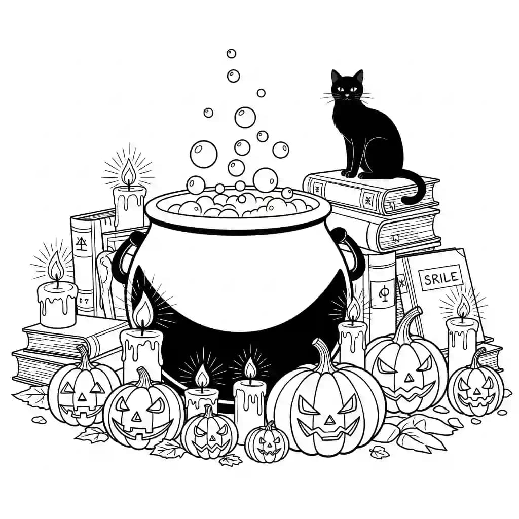 Desenhos de Halloween para Colorir