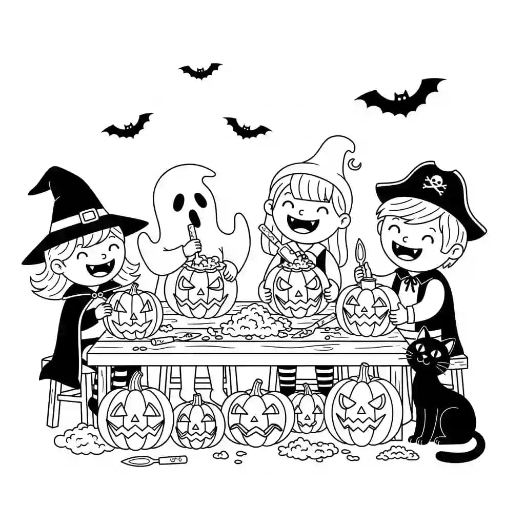 Desenhos de Halloween para Colorir