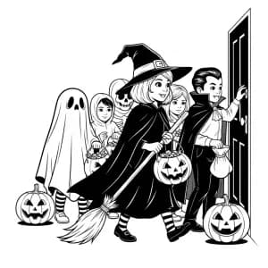 Desenhos de Halloween para Colorir