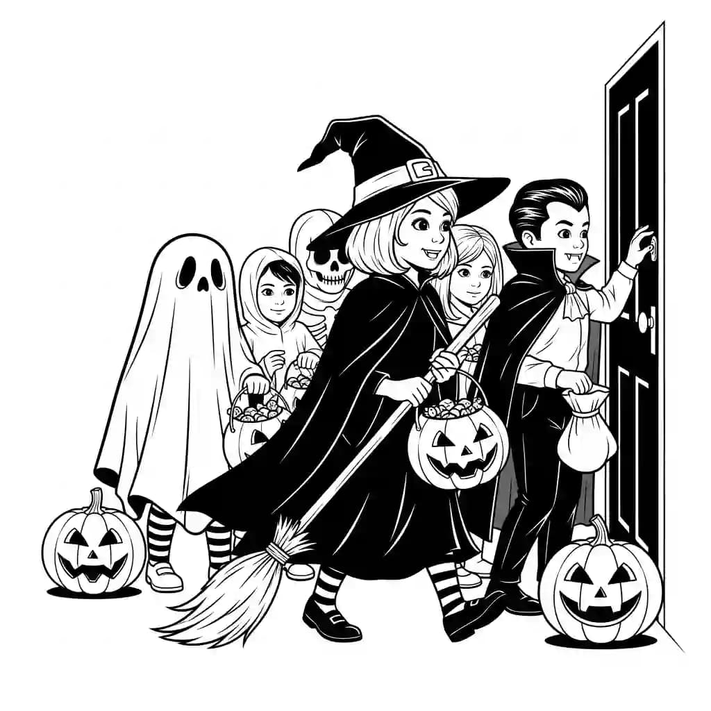 Desenhos de Halloween para Colorir
