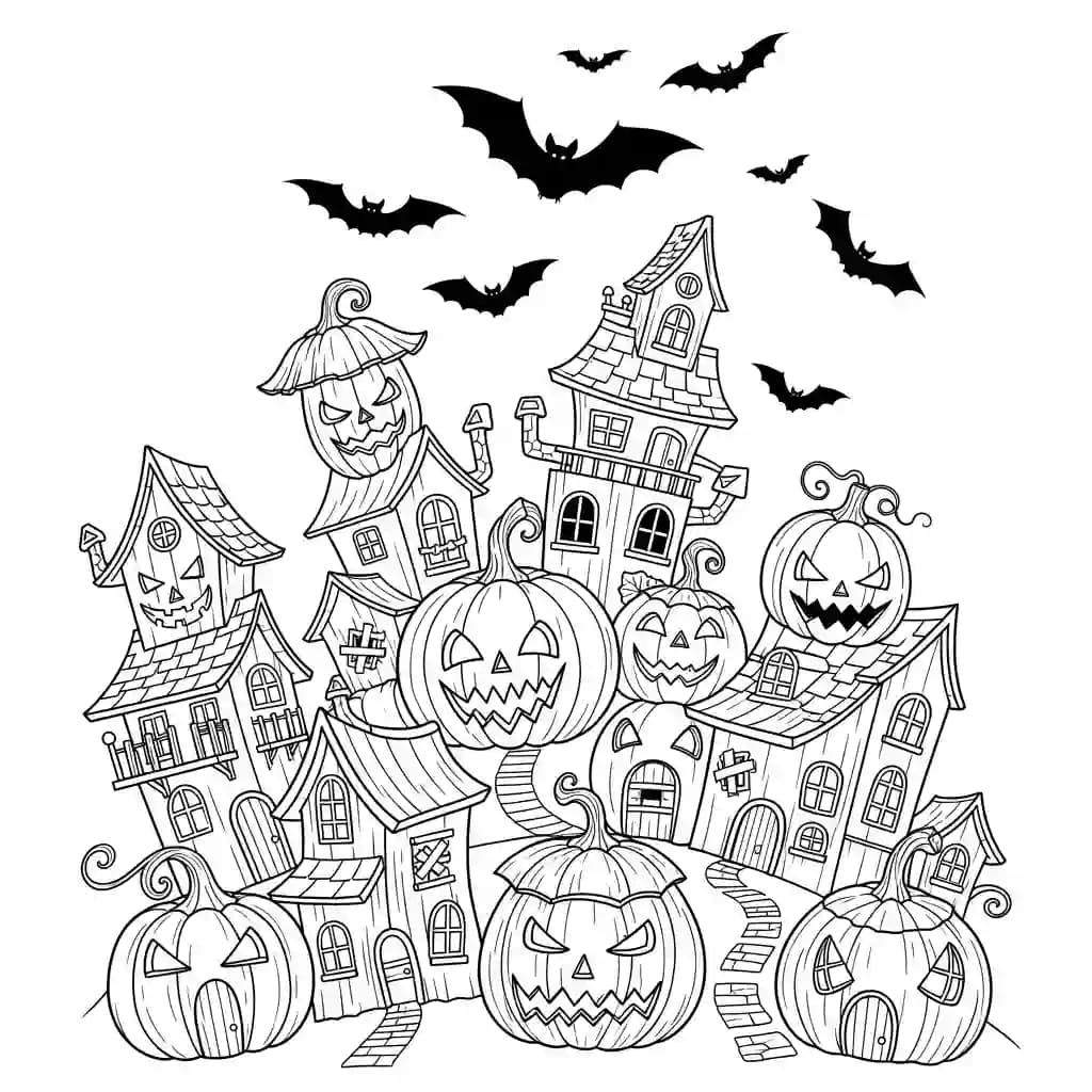 Desenhos de Halloween para Colorir