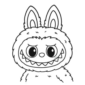 Desenhos de Labubu para Imprimir e Colorir