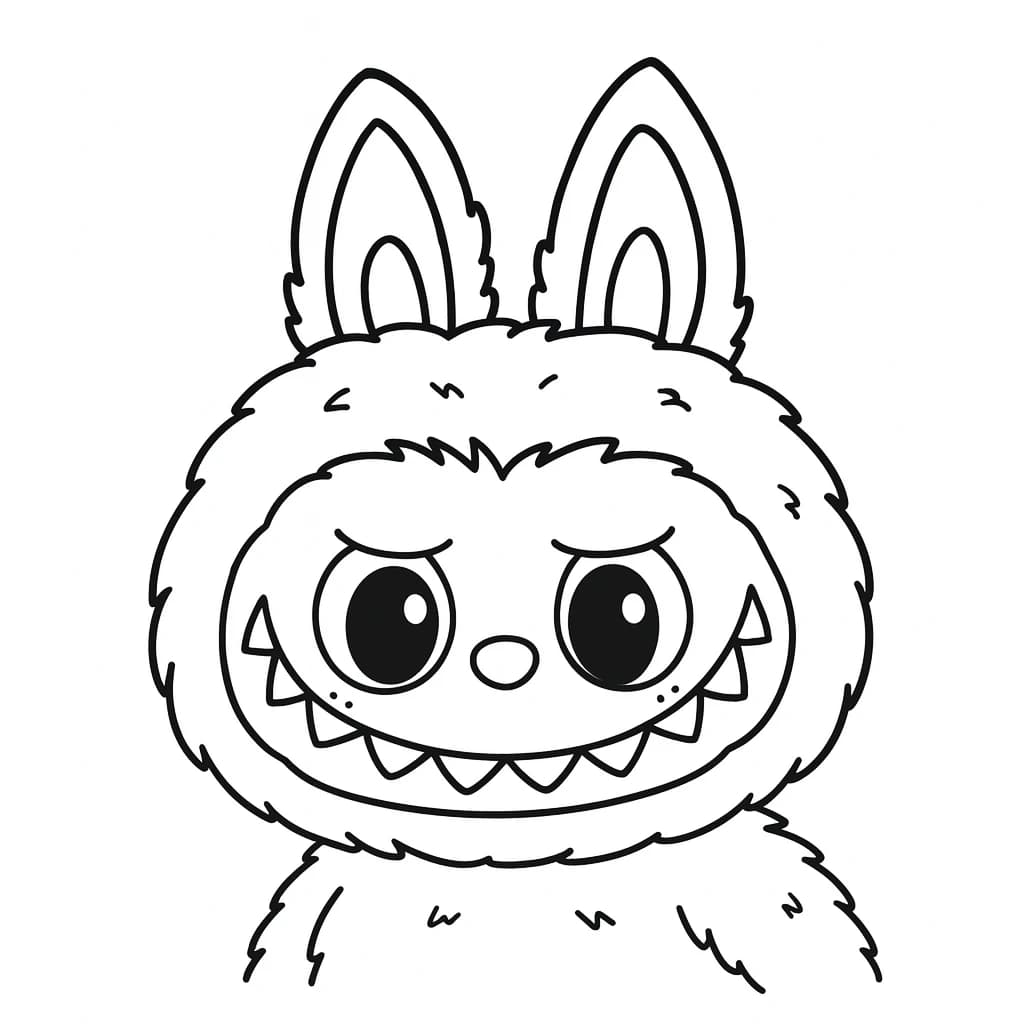 Desenhos de Labubu para Imprimir e Colorir