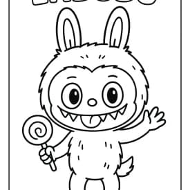 Desenhos de Labubu para Imprimir e Colorir Desenhos de Labubu para Imprimir e Colorir