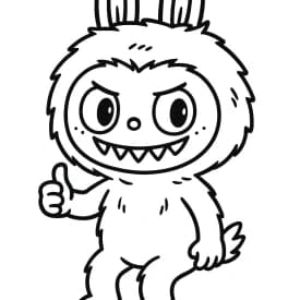 Desenhos de Labubu para Imprimir e Colorir Desenhos de Labubu para Imprimir e Colorir