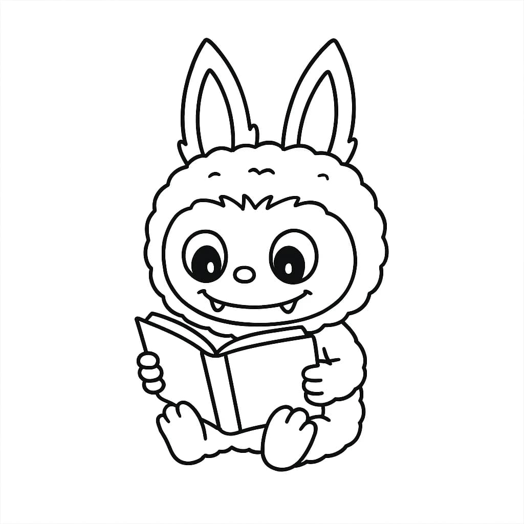 Desenhos de Labubu para Imprimir e Colorir