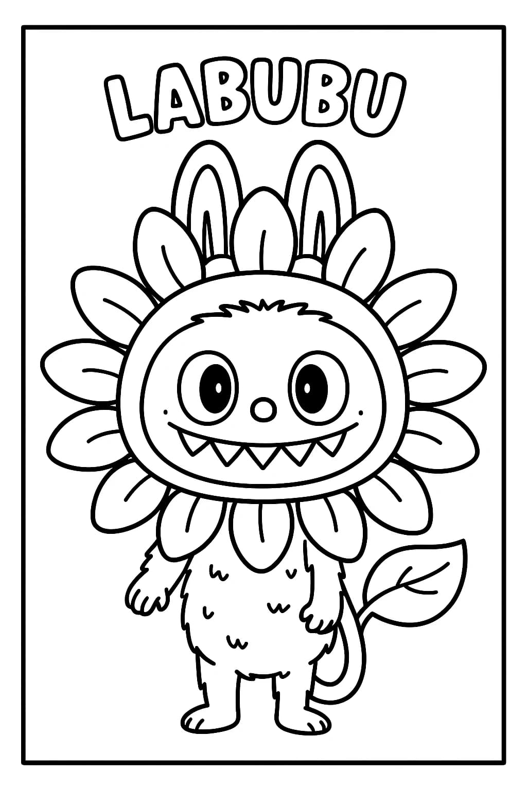 Desenhos de Labubu para Imprimir e Colorir