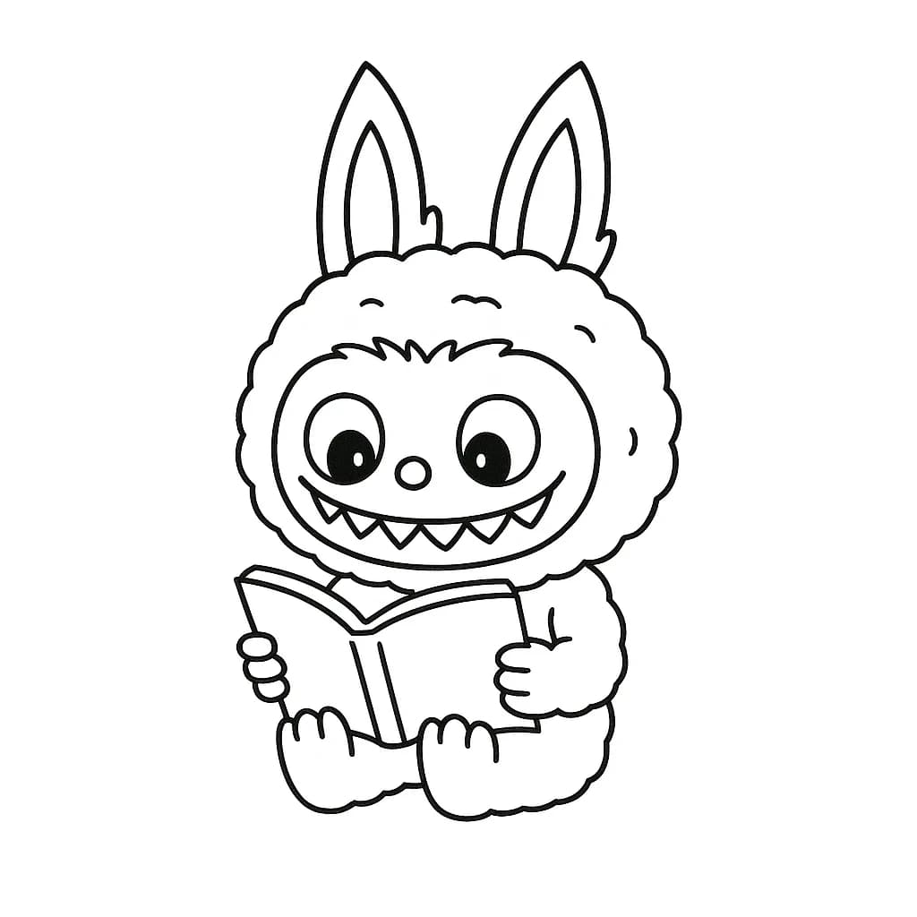 Desenhos de Labubu para Imprimir e Colorir