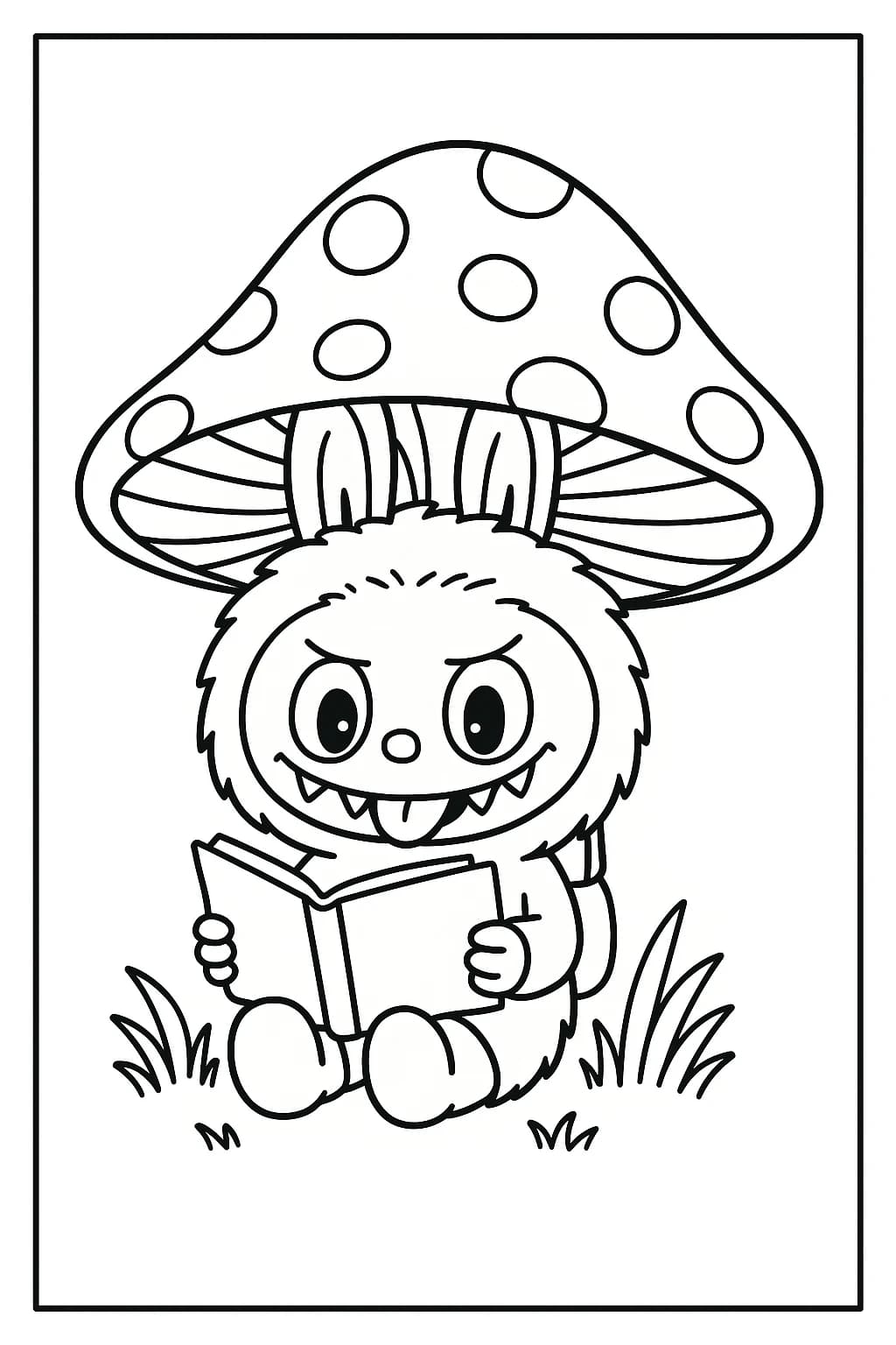 Desenhos de Labubu para Imprimir e Colorir