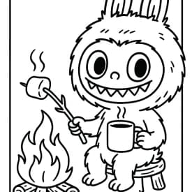 Desenhos de Labubu para Imprimir e Colorir Desenhos de Labubu para Imprimir e Colorir