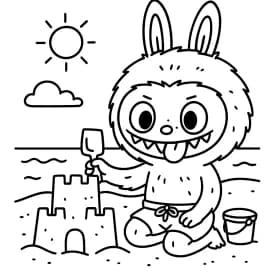 Desenhos de Labubu para Imprimir e Colorir Desenhos de Labubu para Imprimir e Colorir