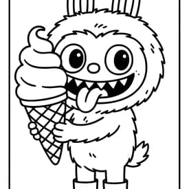 Desenhos de Labubu para Imprimir e Colorir Desenhos de Labubu para Imprimir e Colorir