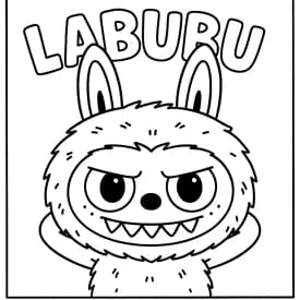 Desenhos de Labubu para Imprimir e Colorir Desenhos de Labubu para Imprimir e Colorir