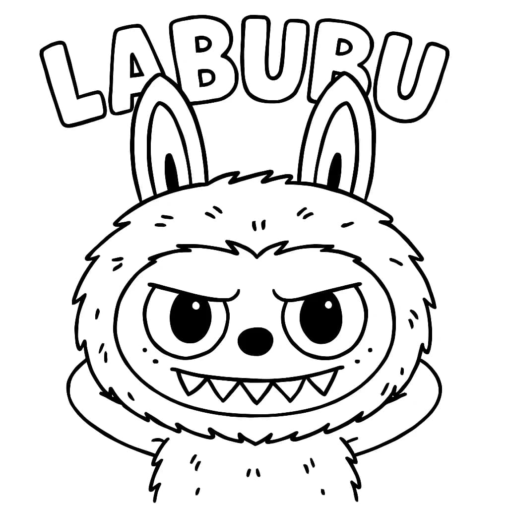 Desenhos de Labubu para Imprimir e Colorir