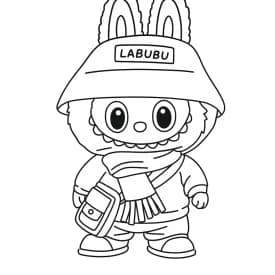Desenhos de Labubu para Imprimir e Colorir