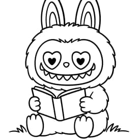 Desenhos de Labubu para Imprimir e Colorir