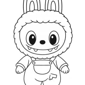 Desenhos de Labubu para Imprimir e Colorir