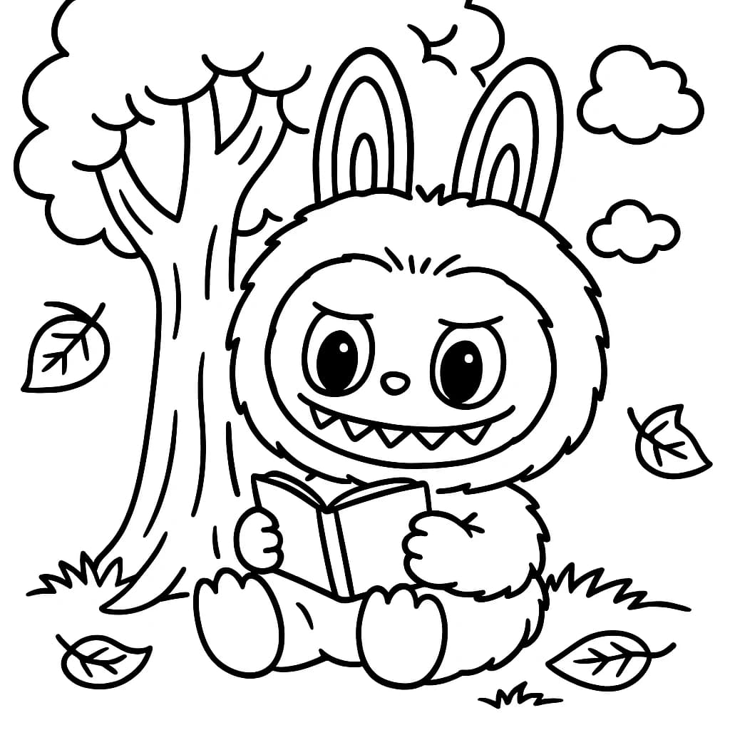 Desenhos de Labubu para Imprimir e Colorir