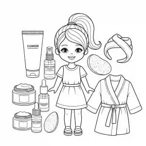 Desenhos de Paper Doll para Colorir Desenhos de Paper Doll para Colorir