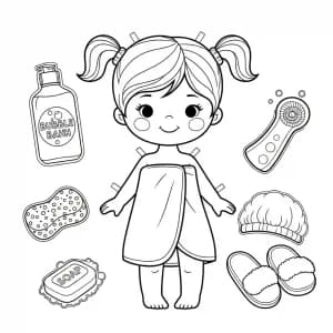 Desenhos de Paper Doll para Colorir Desenhos de Paper Doll para Colorir