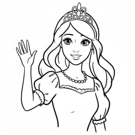 Desenhos de Princesas para Imprimir e Colorir