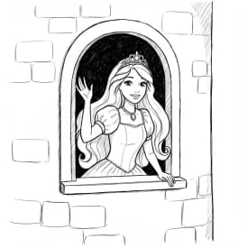 Desenhos de Princesas para Imprimir e Colorir Desenhos de Princesas para Imprimir e Colorir